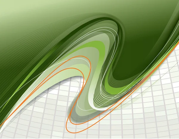 Abstracte golvende achtergrond — Stockvector