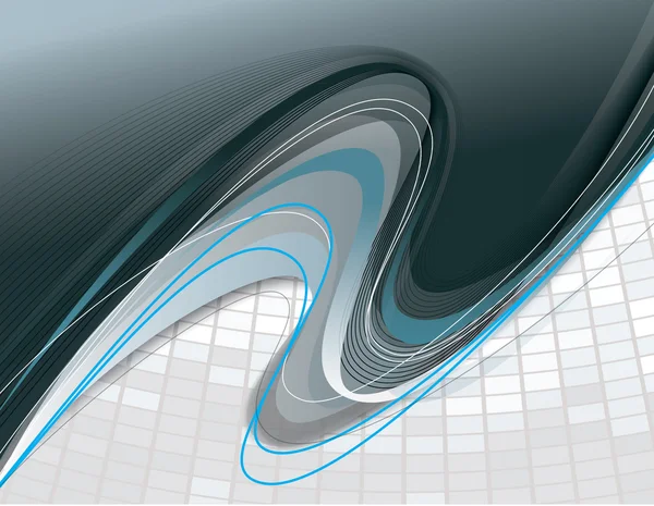 Abstracte golvende achtergrond — Stockvector