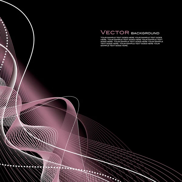 Abstracte kleurrijke golvende achtergrond — Stockvector