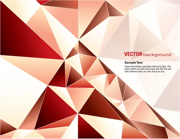 3d Geometric Background — Stock Vector