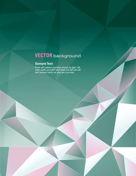 3d Geometric Background — Stock Vector