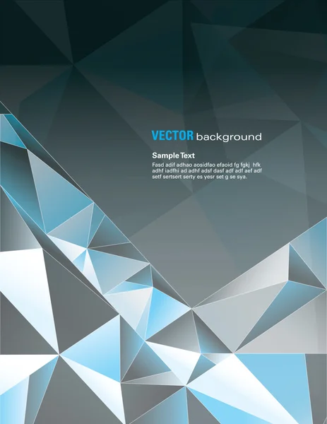 3d Geometric Background — Stock Vector