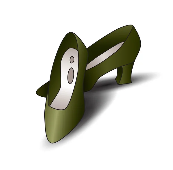 Şık Bayan Ayakkabı — Stok Vektör