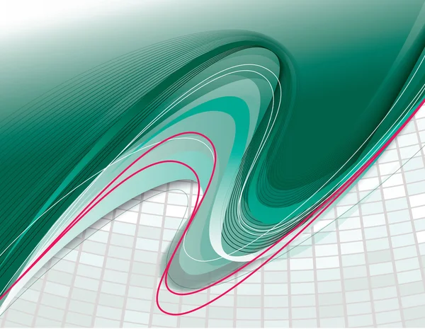 Abstracte golvende achtergrond — Stockvector