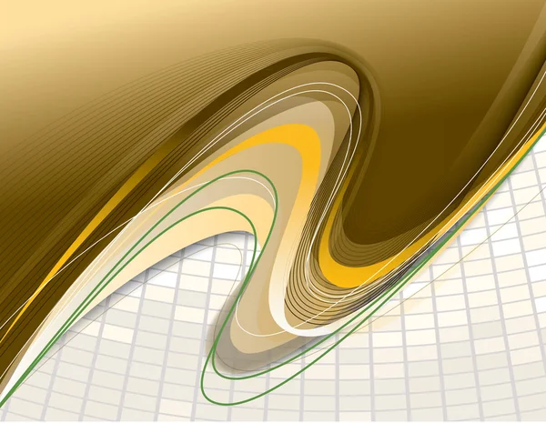 Abstracte golvende achtergrond — Stockvector