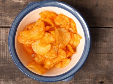 Patates cipsi görünümü top