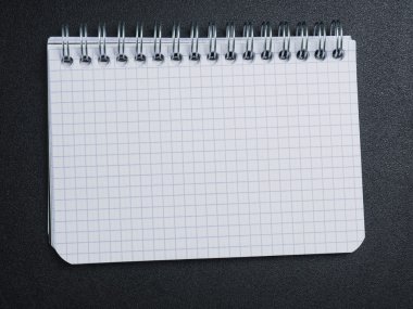 Karanlık bir tablo üstünde defter