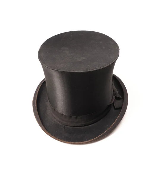 Antiguo chapeau claque usado — Foto de Stock