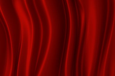 Kırmızı ipek doku, 3d render