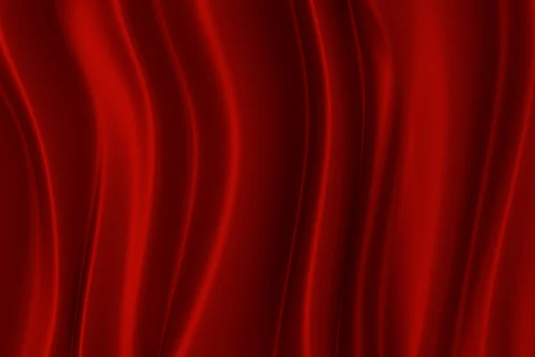Red silk texture, 3d rendering — Stock Photo, Image