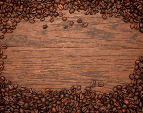 Meşe bir doku espresso fasulye