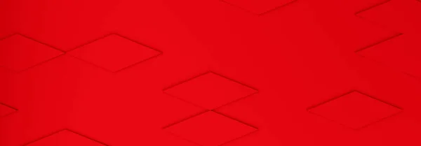 抽象的な現代の赤のロマスの背景 3Dレンダリング — ストック写真