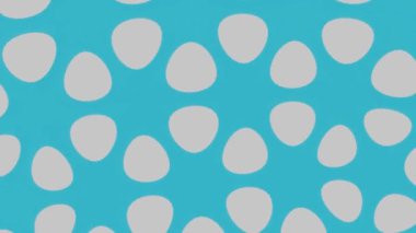 Soyut mavi desenli dikişsiz grafik canlandırması