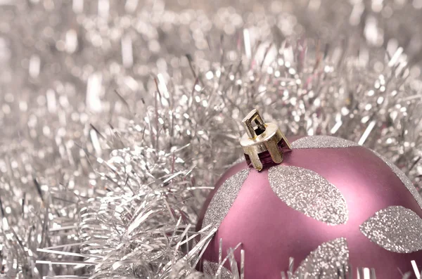 Silver Christmas background Stock Image