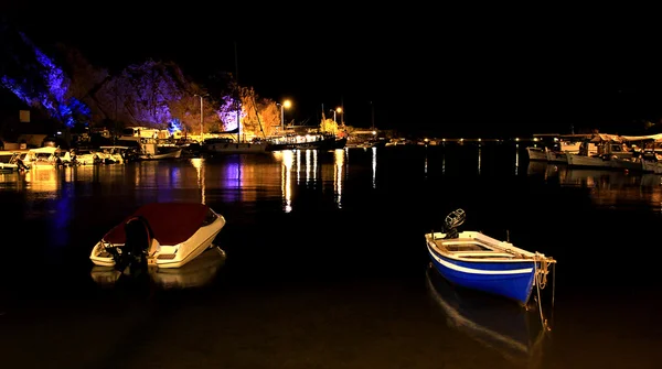 Порт від Ліменарія вночі — стокове фото