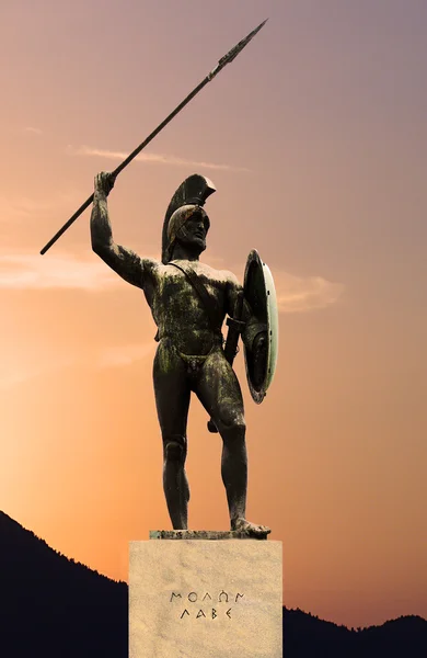 Leonidas, król Sparty — Zdjęcie stockowe
