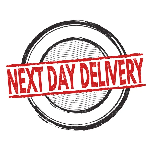 Next day delivery stamp — Stock Vector