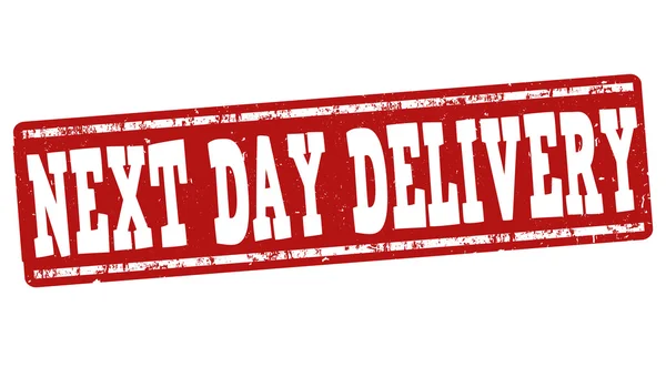 Next day delivery stamp — Stock Vector