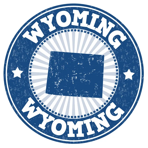 Wyoming nieczysty stempel — Wektor stockowy