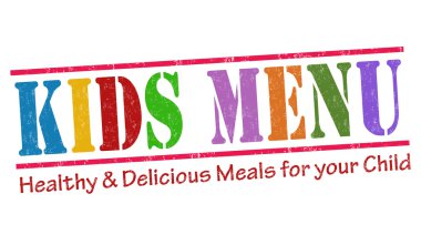 Çocuk menüsü damgası