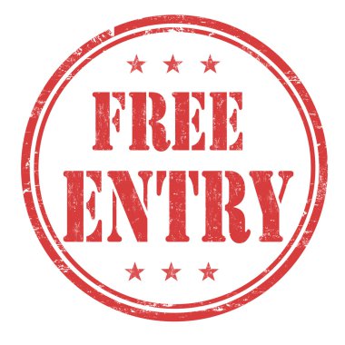 Ücretsiz giriş damgası