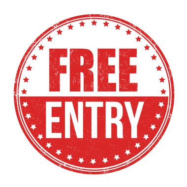 Ücretsiz giriş damgası