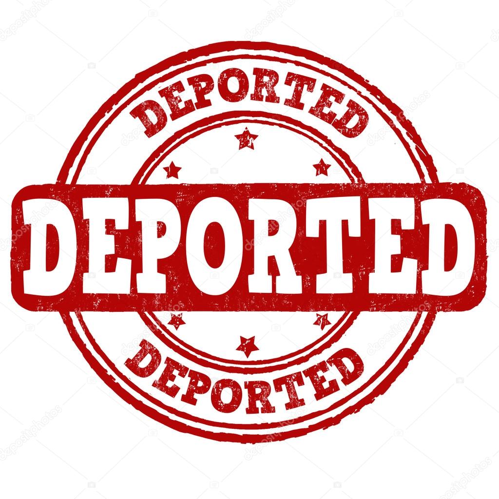 Deported grunge stamp