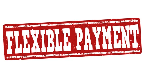 Flexibel betalning stämpel — Stock vektor