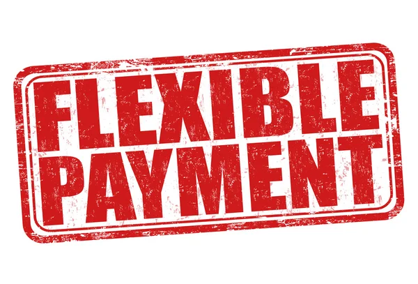 Flexibel betalning stämpel — Stock vektor