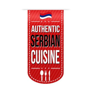 Otantik Sırp mutfağı banner tasarımı