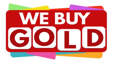 Biz altın afiş veya etiket satın