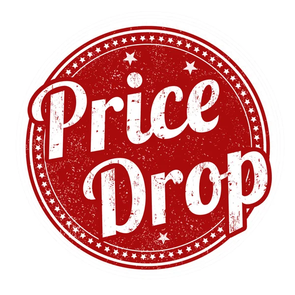 Price drop stamp — Stock Vector