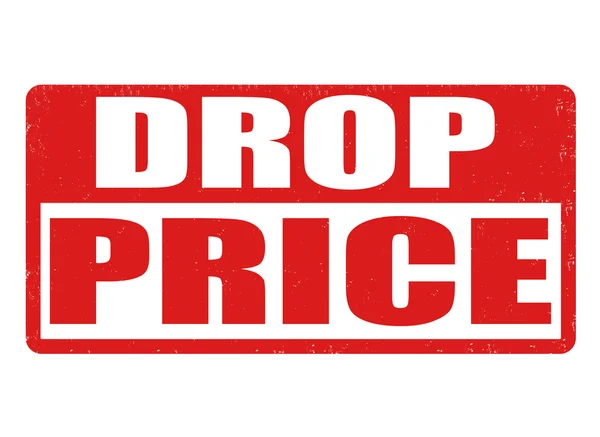 Ціна drop штамп — стоковий вектор