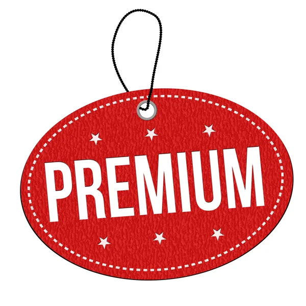 Premium etikett eller prislapp — Stock vektor