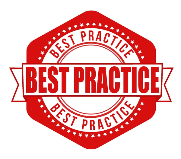 Stempel "Best Practice" — Stockvektor