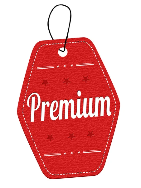 Premium etikett eller prislapp — Stock vektor