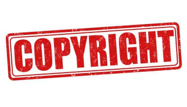 Copyyright grunge damgası