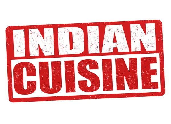 Carimbo da cozinha indiana —  Vetores de Stock