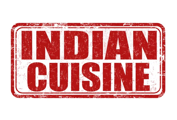 Carimbo da cozinha indiana — Vetor de Stock
