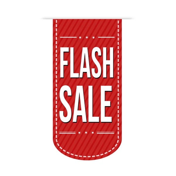 Flash sale banner design — Stock Vector