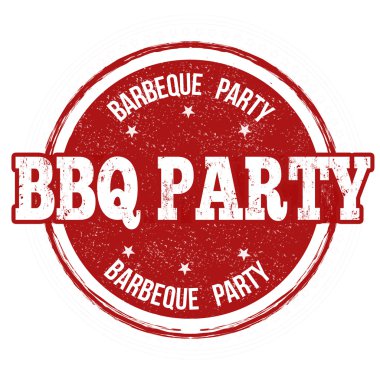 Barbekü partisi damgası