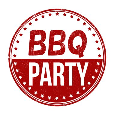 Barbekü partisi damgası
