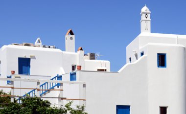 Mykonos Adası dış bina güzel mimari