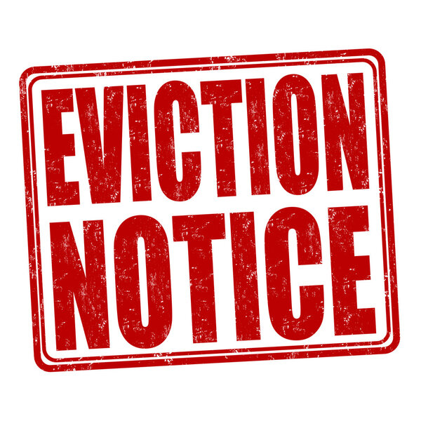 Eviction notice stamp