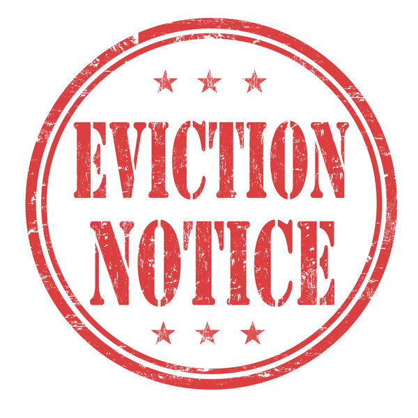 Eviction notice stamp