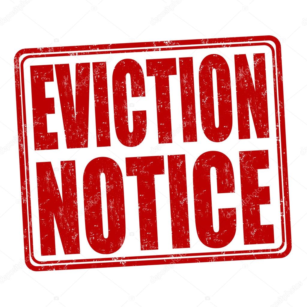 eviction notice stamp stock vector roxanabalint 111813254
