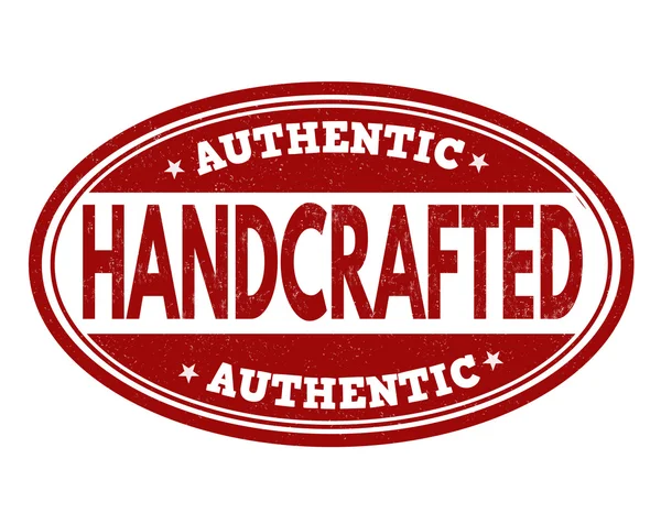 Handcrafted stamp or sign — Stock Vector