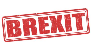 Brexit işareti veya damga