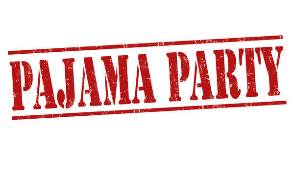 Pajama party stamp