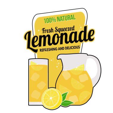 Limonata etiket veya işareti
